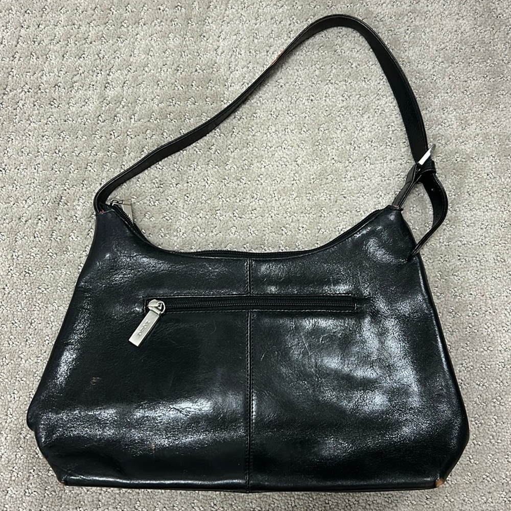 HOBO Black Leather Shoulder Bag
